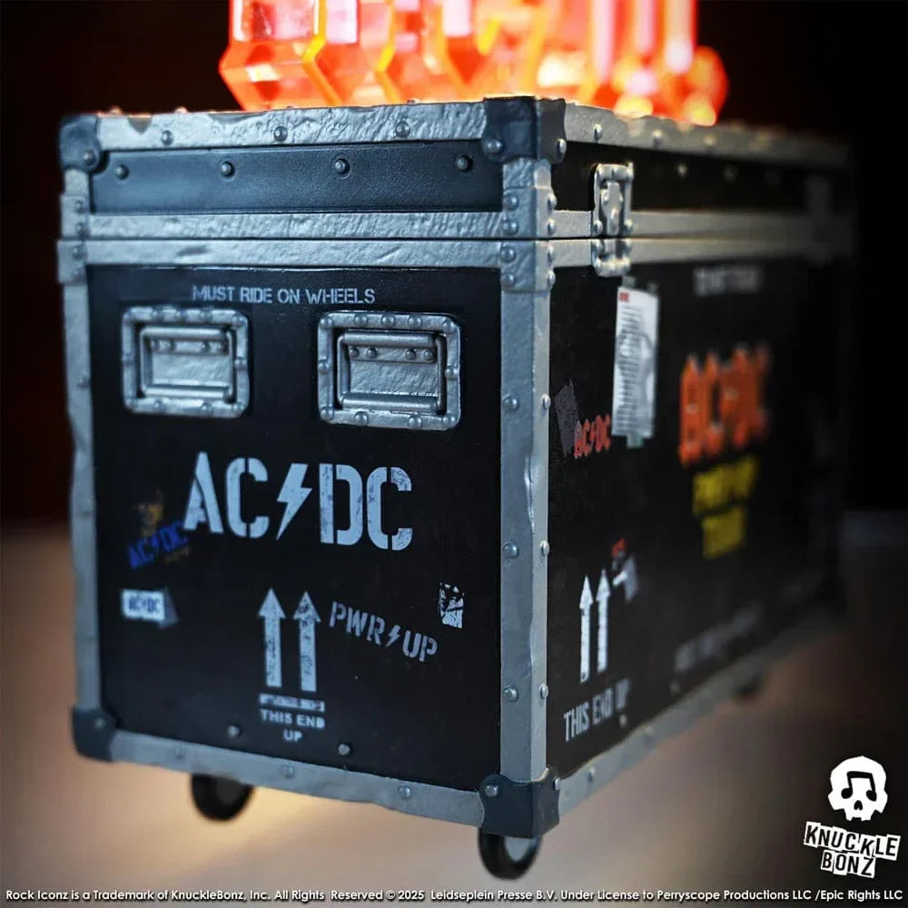 AC/DC Rock Ikonz On Tour Figur PWR UP Tour Road Case Knucklebonz