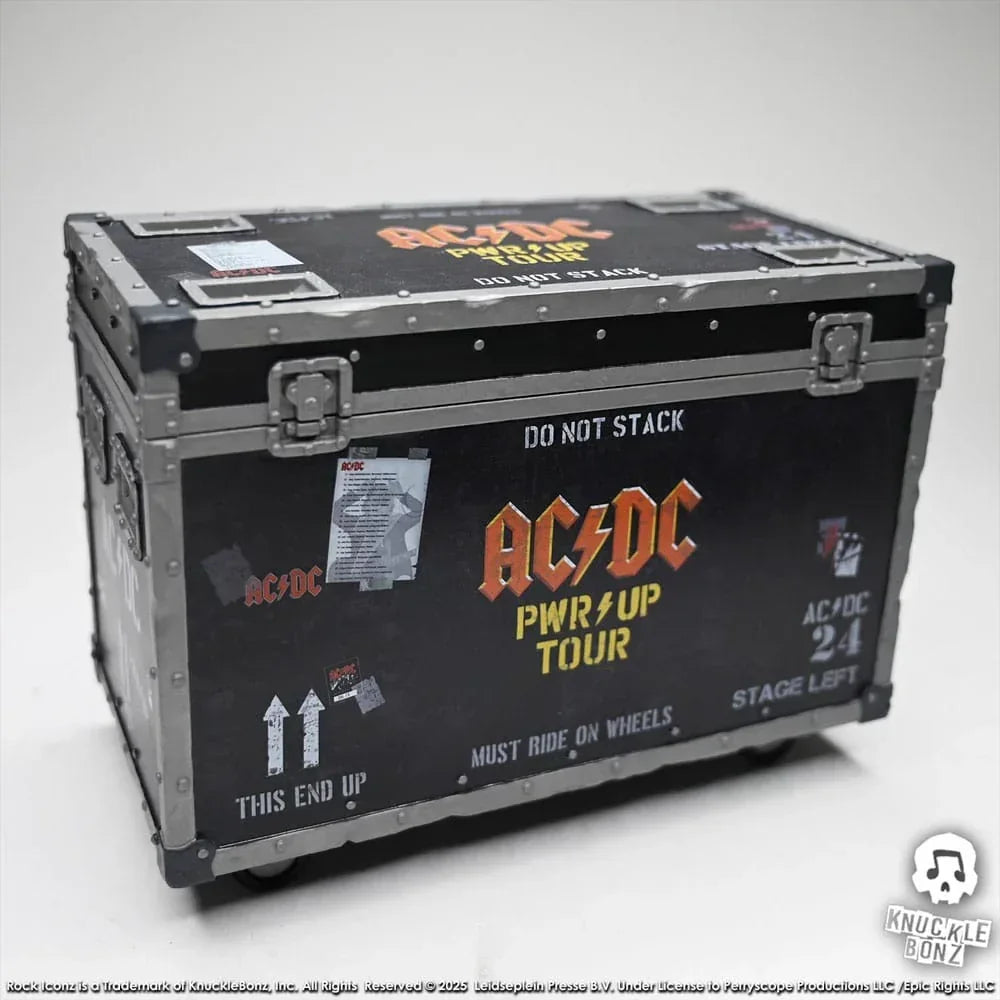 AC/DC Rock Ikonz On Tour Figur PWR UP Tour Road Case Knucklebonz