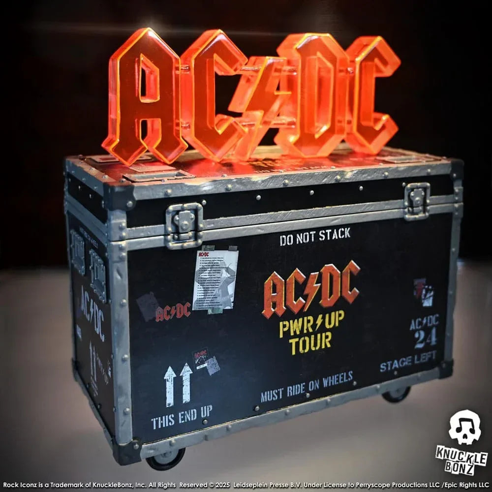 AC/DC Rock Ikonz On Tour Figur PWR UP Tour Road Case Knucklebonz