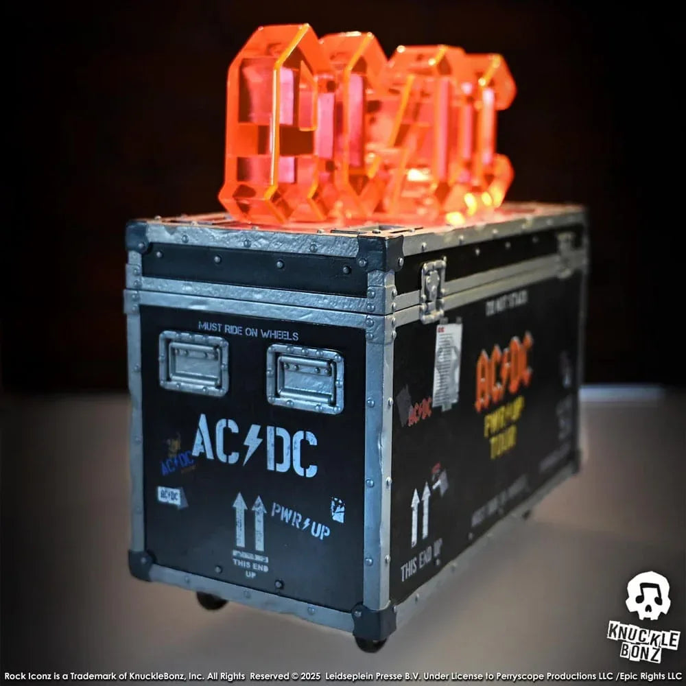 AC/DC Rock Ikonz On Tour Figur PWR UP Tour Road Case Knucklebonz