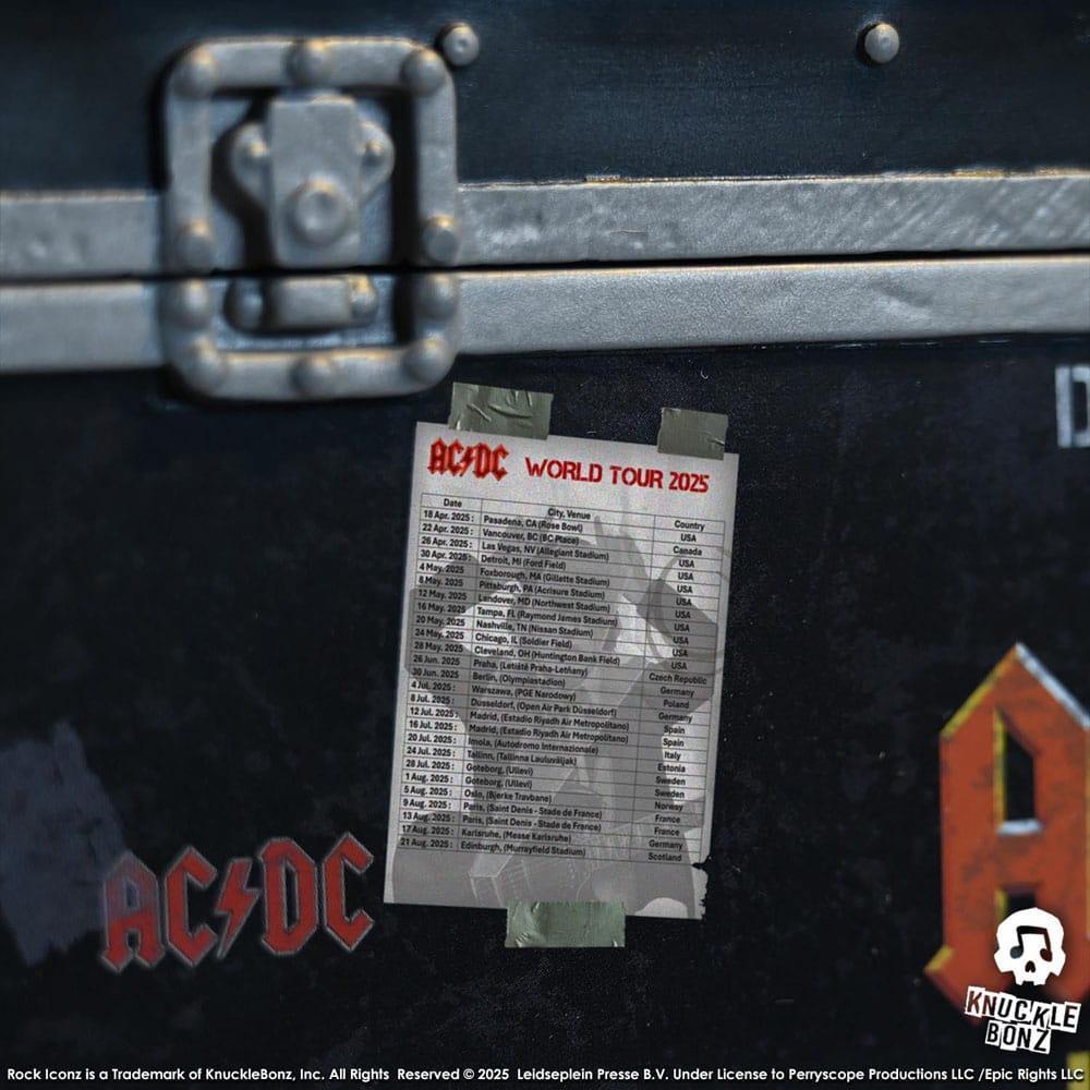 AC/DC Rock Ikonz On Tour Figur PWR UP Tour Road Case Knucklebonz