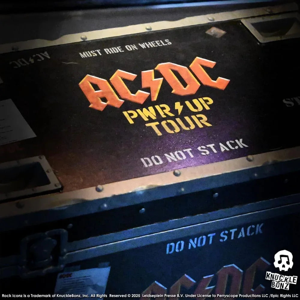 AC/DC Rock Ikonz On Tour Figur PWR UP Tour Road Case Knucklebonz