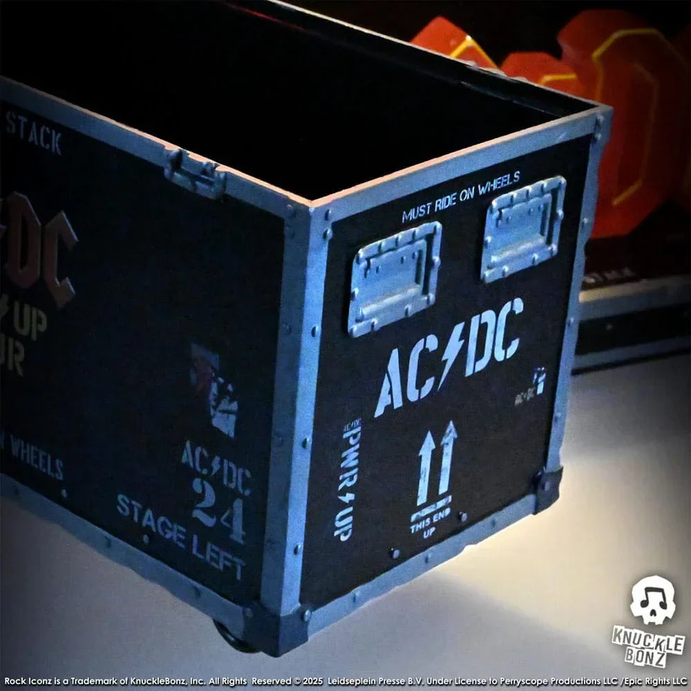 AC/DC Rock Ikonz On Tour Figur PWR UP Tour Road Case Knucklebonz