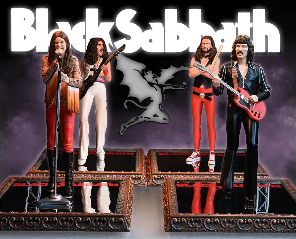 Black Sabbath Rock Iconz Staty 4-Pack Sabotage Era 23 cm Knucklebonz