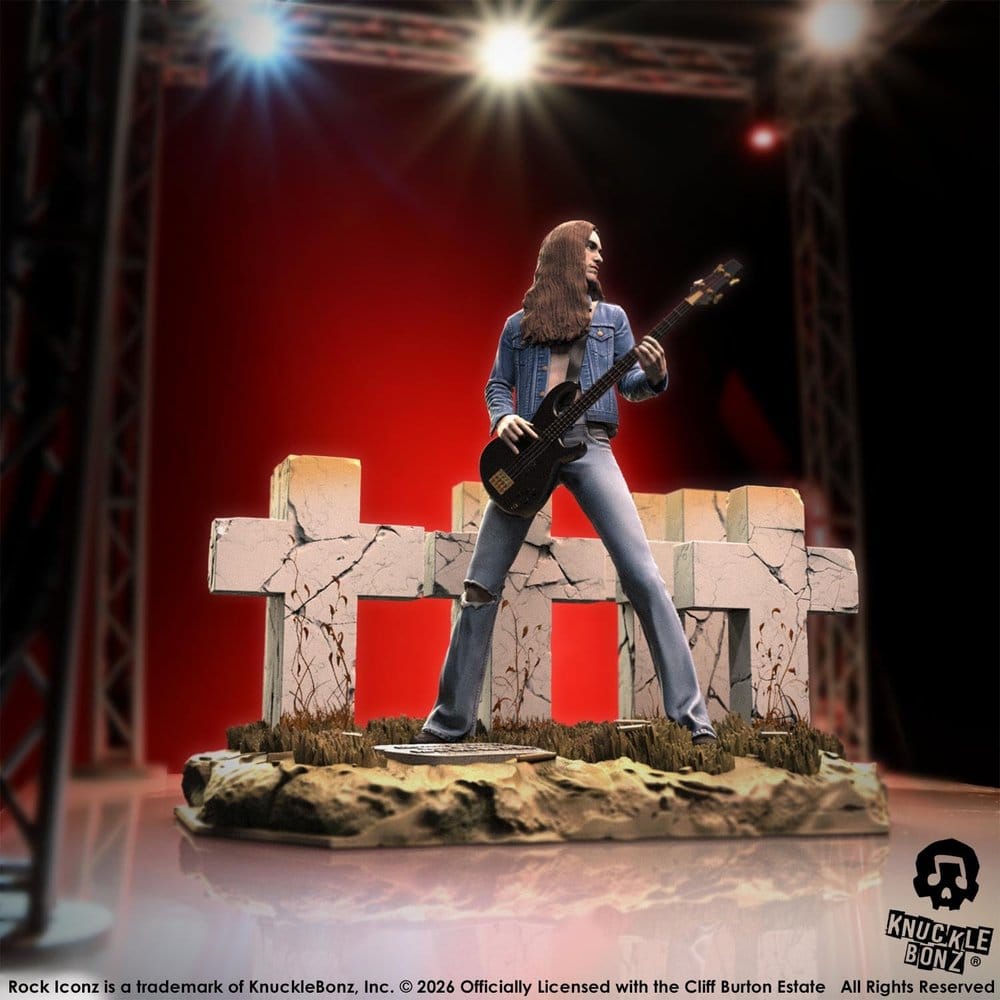 Metallica Rock Iconz Figure Cliff Burton III 21 cm