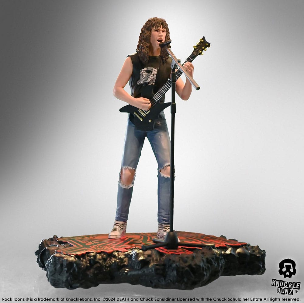 Death Rock Iconz Figur Chuck Schuldiner II 22 cm Knucklebonz