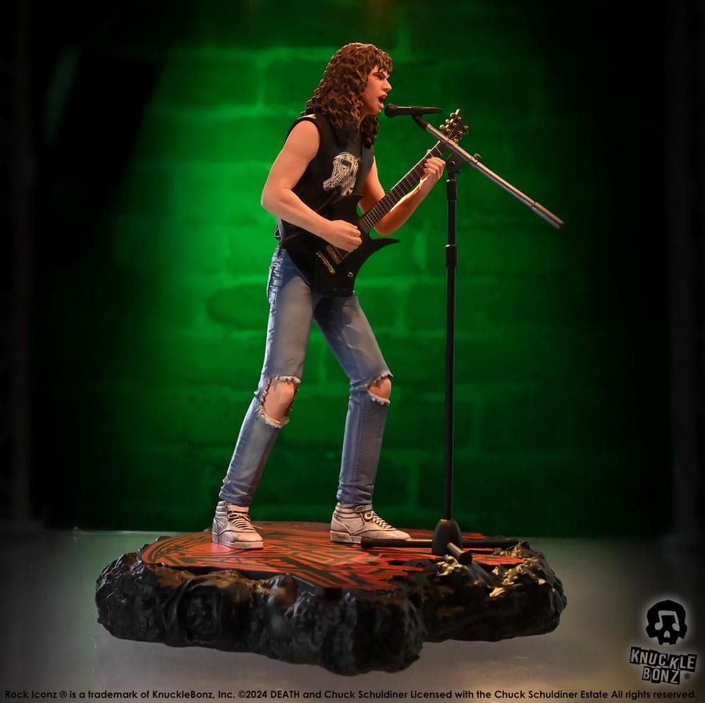 Death Rock Iconz Figur Chuck Schuldiner II 22 cm Knucklebonz