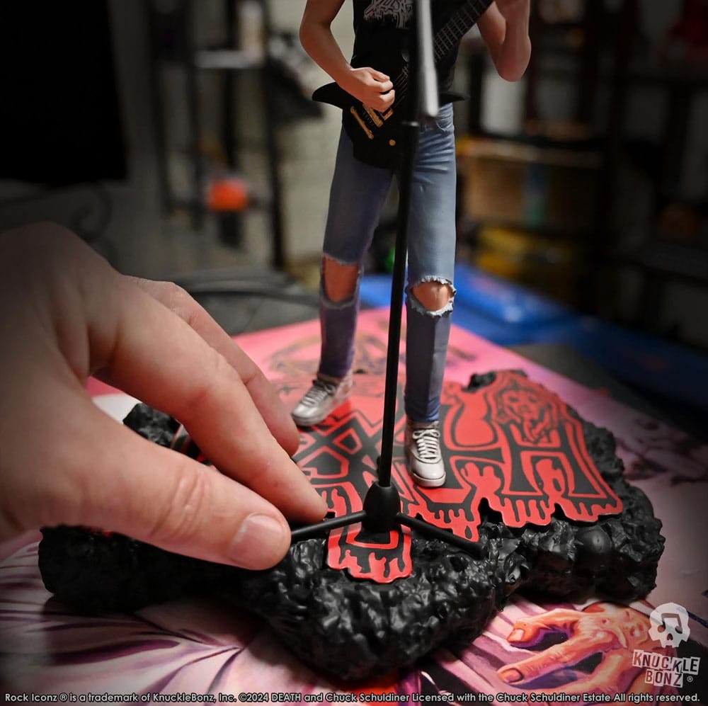 Death Rock Iconz Figur Chuck Schuldiner II 22 cm Knucklebonz