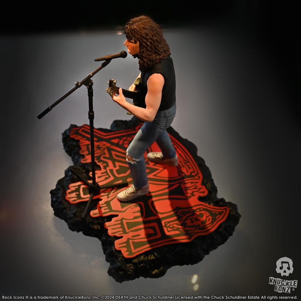 Death Rock Iconz Figur Chuck Schuldiner II 22 cm Knucklebonz