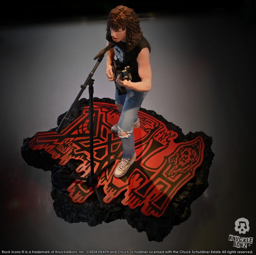 Death Rock Iconz Figur Chuck Schuldiner II 22 cm Knucklebonz