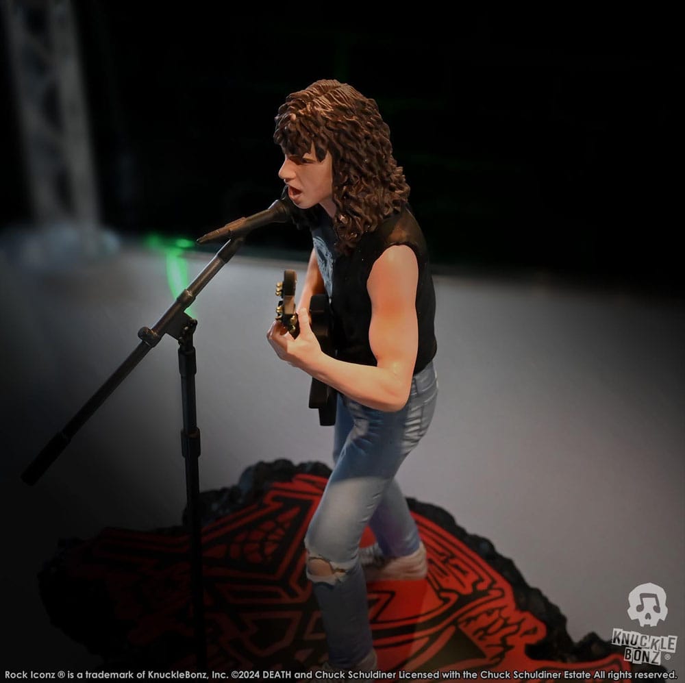 Death Rock Iconz Figur Chuck Schuldiner II 22 cm Knucklebonz