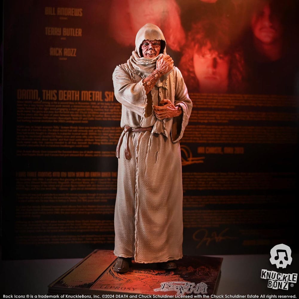Death 3D Vinyl Figur Leprosy 22 cm - Limited Edition Knucklebonz