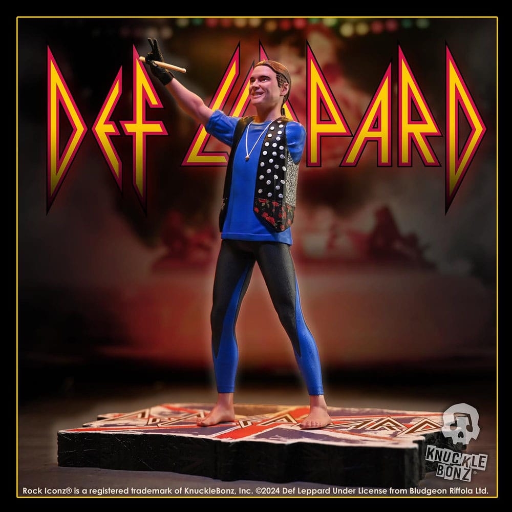 Def Leppard Rock Iconz Figur Rick Allen 24 cm Knucklebonz