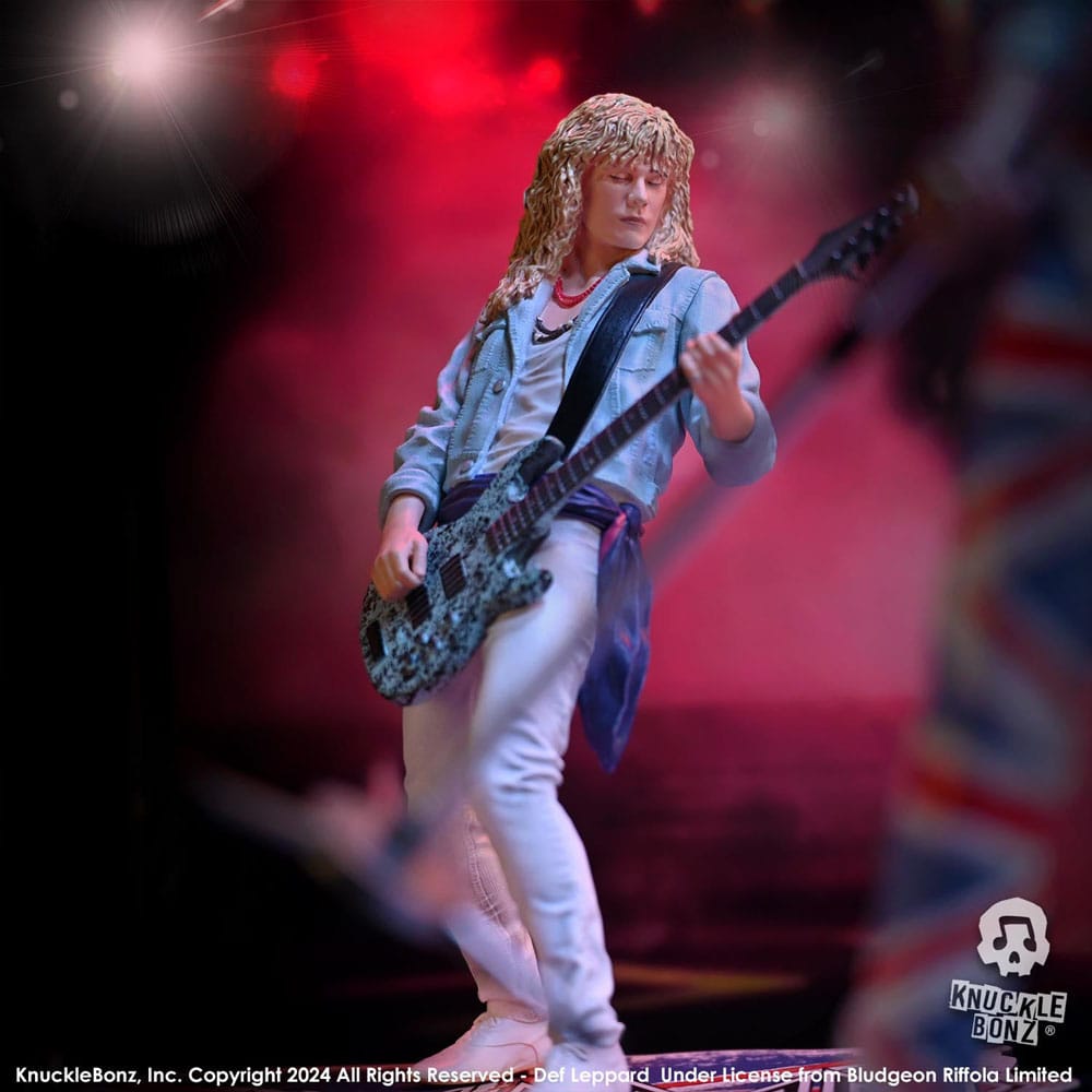 Def Leppard Rock Iconz Figur Rick Savage 24 cm Knucklebonz