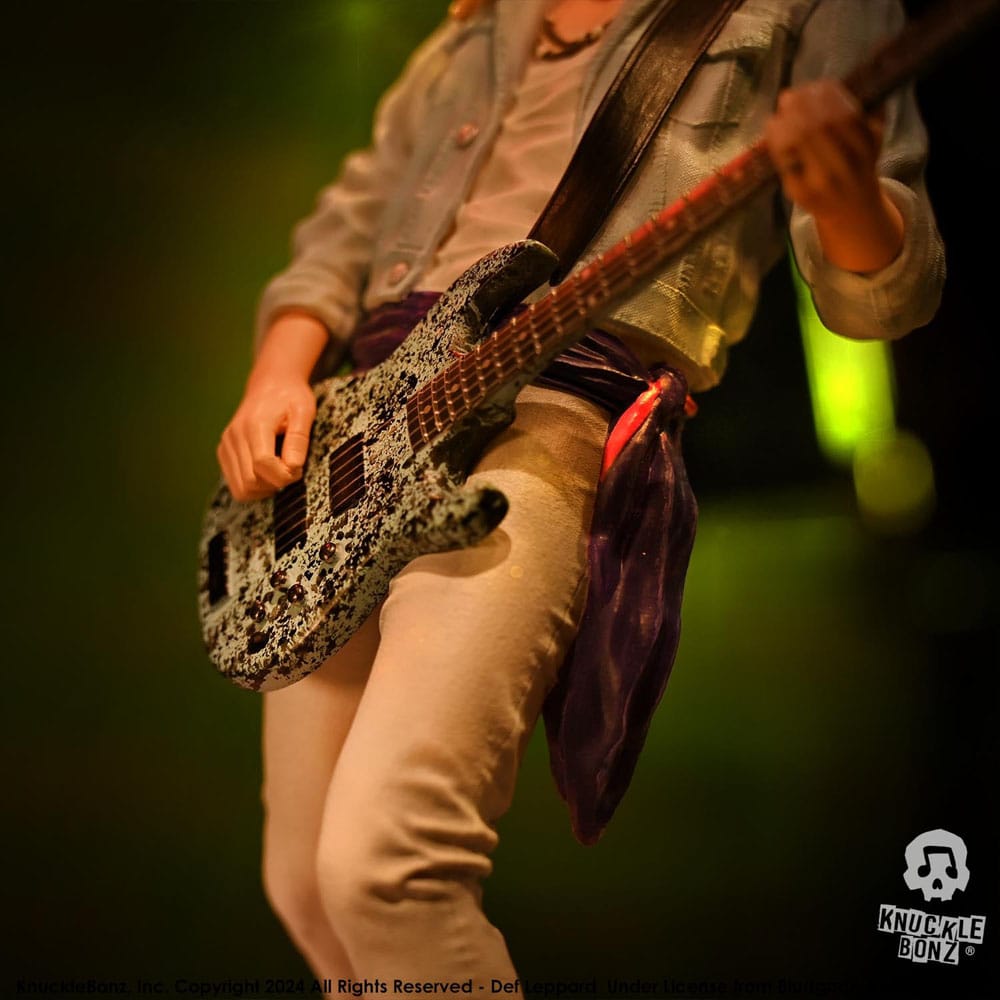 Def Leppard Rock Iconz Figur Rick Savage 24 cm Knucklebonz