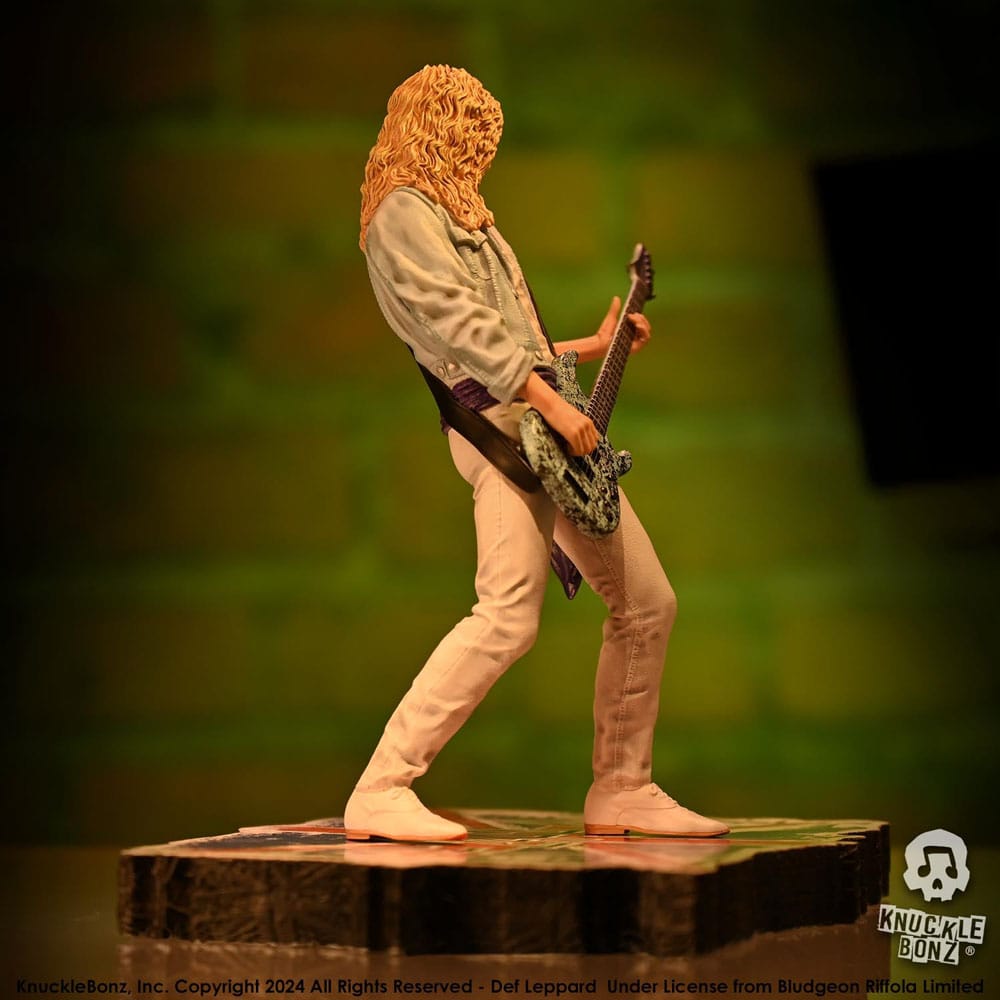 Def Leppard Rock Iconz Figur Rick Savage 24 cm Knucklebonz