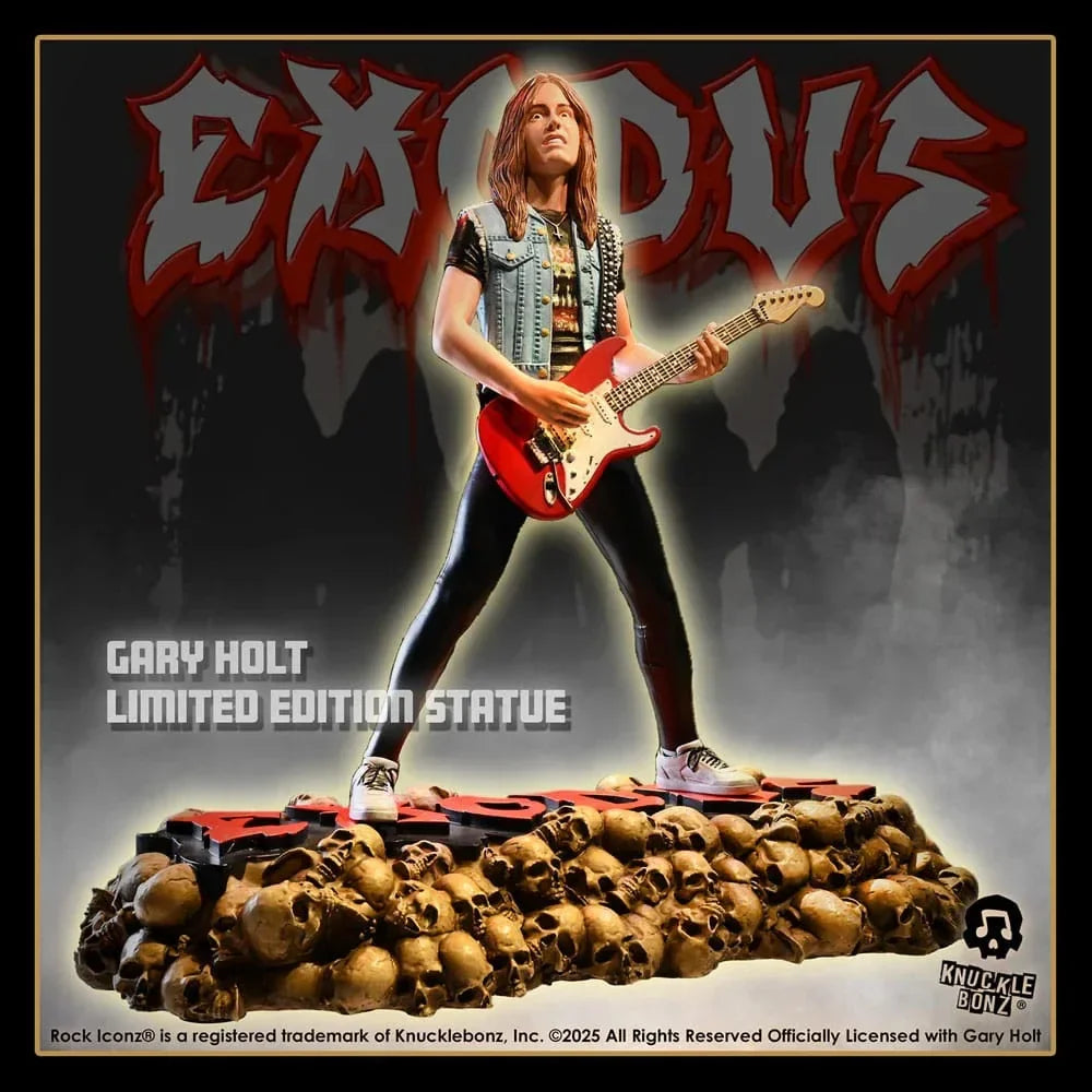 Exodus Rock Iconz Figur 1/9 Gary Holt 22 cm Knucklebonz