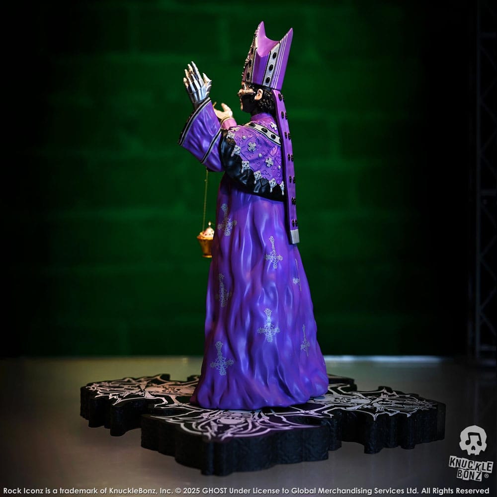 Ghost Rock Iconz Figur Papa V Perpetua Purple Robes 22 cm Knucklebonz