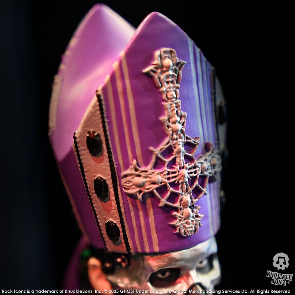Ghost Rock Iconz Figur Papa V Perpetua Purple Robes 22 cm Knucklebonz