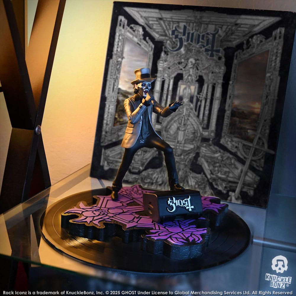 Ghost Rock Iconz Figur Papa V Perpetua Top Hat 22 cm Knucklebonz