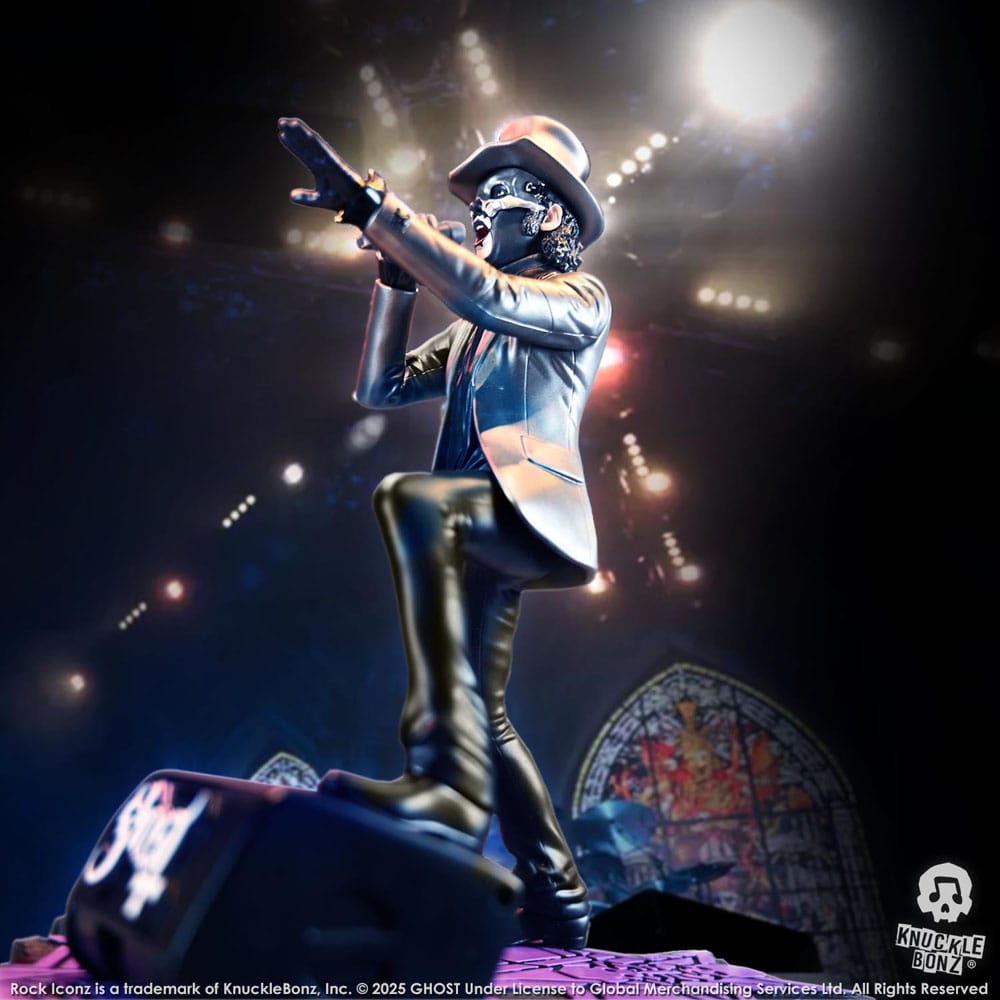 Ghost Rock Iconz Figur Papa V Perpetua Top Hat 22 cm Knucklebonz