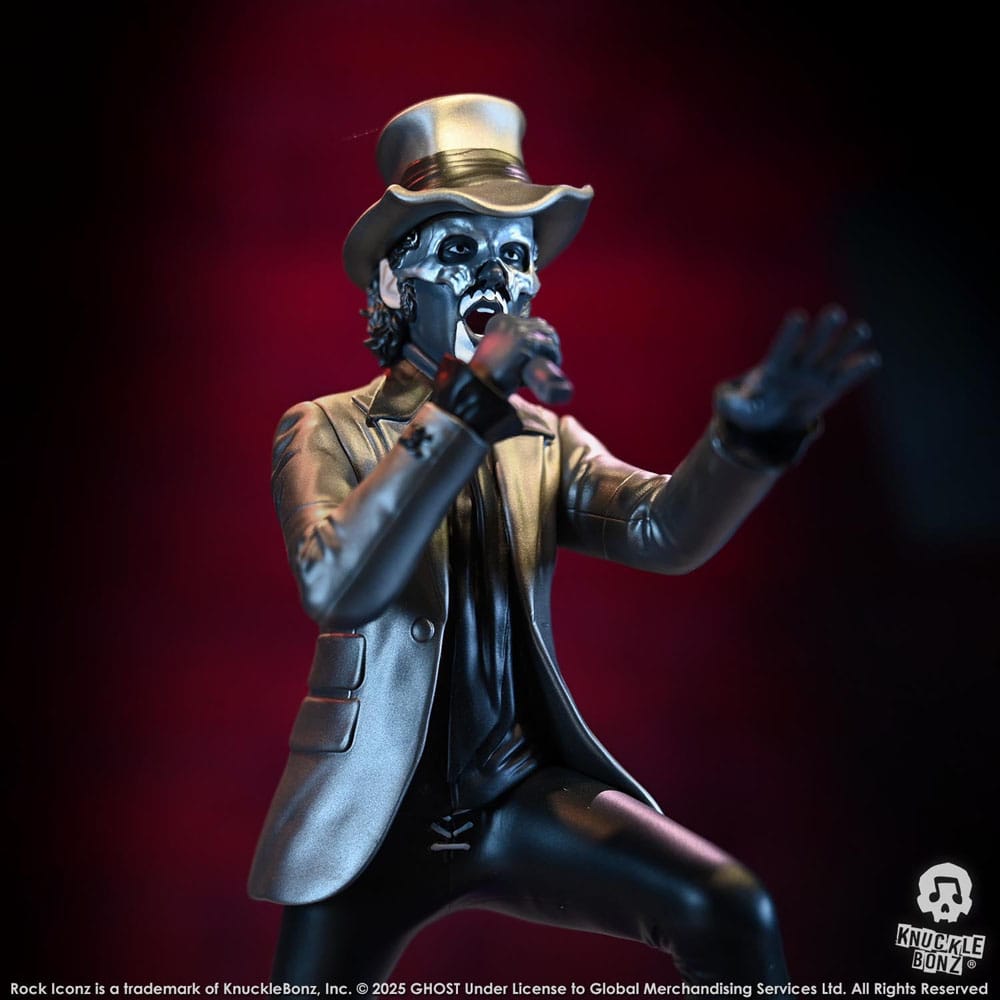 Ghost Rock Iconz Figur Papa V Perpetua Top Hat 22 cm Knucklebonz