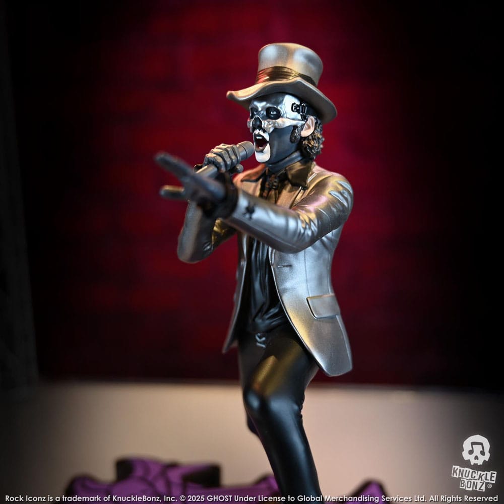 Ghost Rock Iconz Figur Papa V Perpetua Top Hat 22 cm Knucklebonz