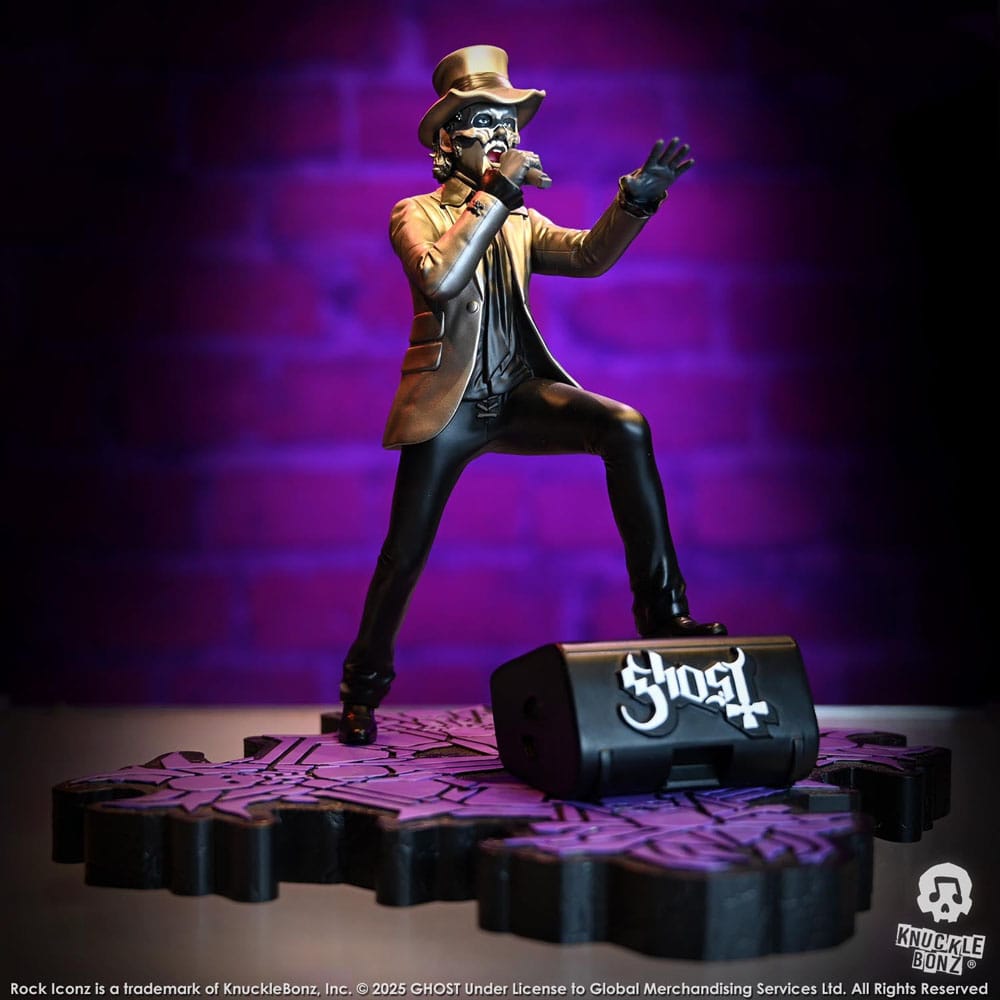 Ghost Rock Iconz Figur Papa V Perpetua Top Hat 22 cm Knucklebonz