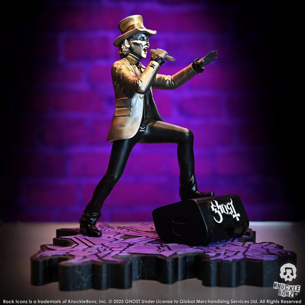 Ghost Rock Iconz Figur Papa V Perpetua Top Hat 22 cm Knucklebonz