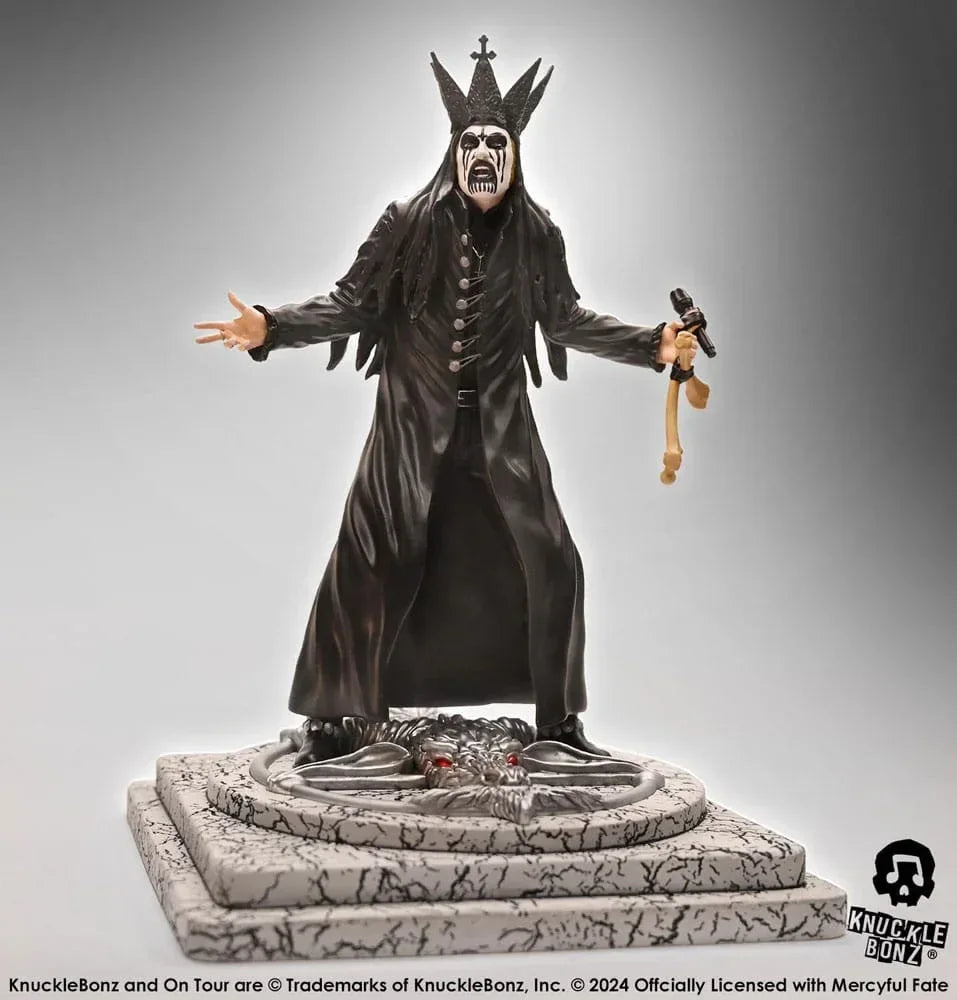 Mercyful Fate Rock Iconz Figur King Diamond III (Svart Version) 22 cm Knucklebonz