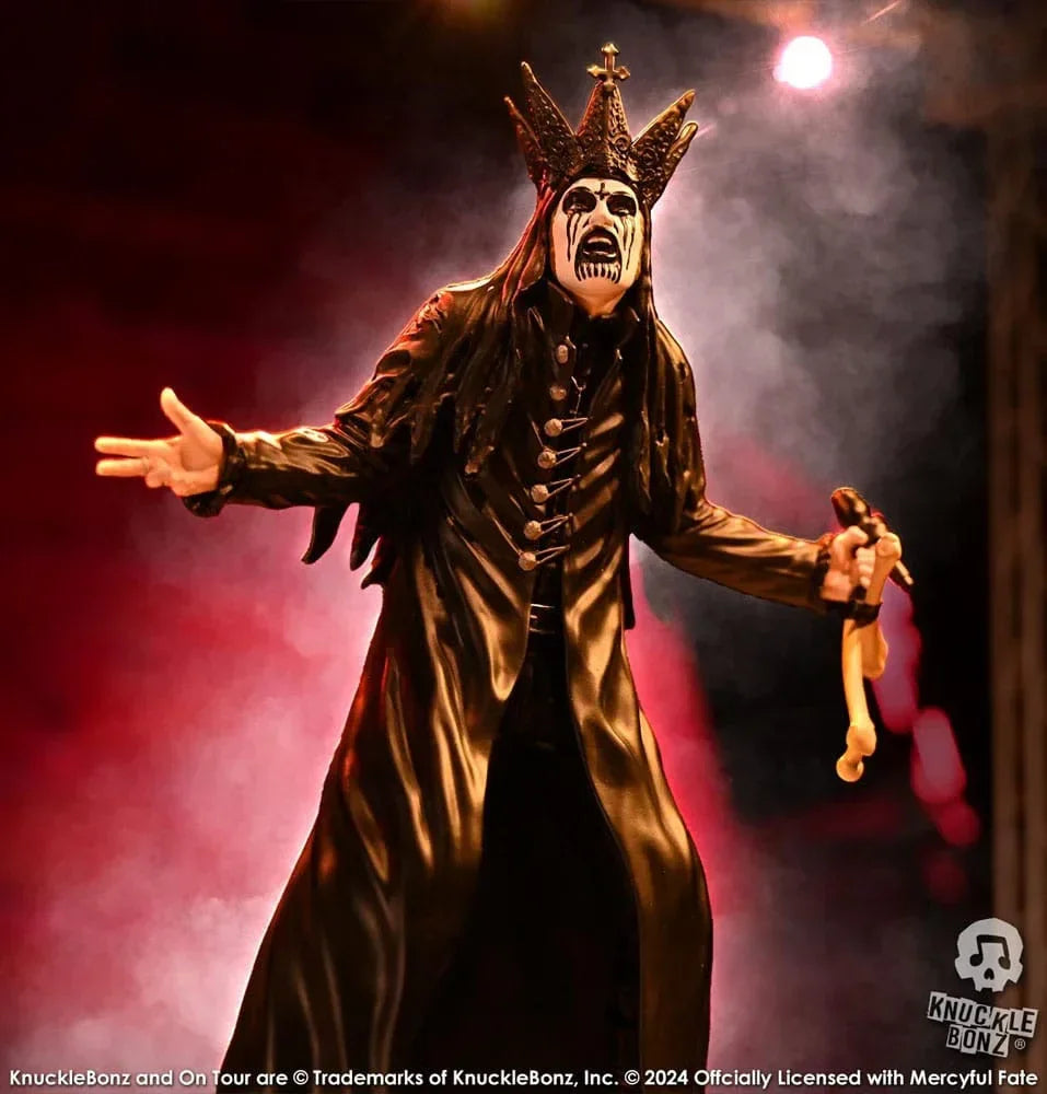 Mercyful Fate Rock Iconz Figur King Diamond III (Svart Version) 22 cm Knucklebonz