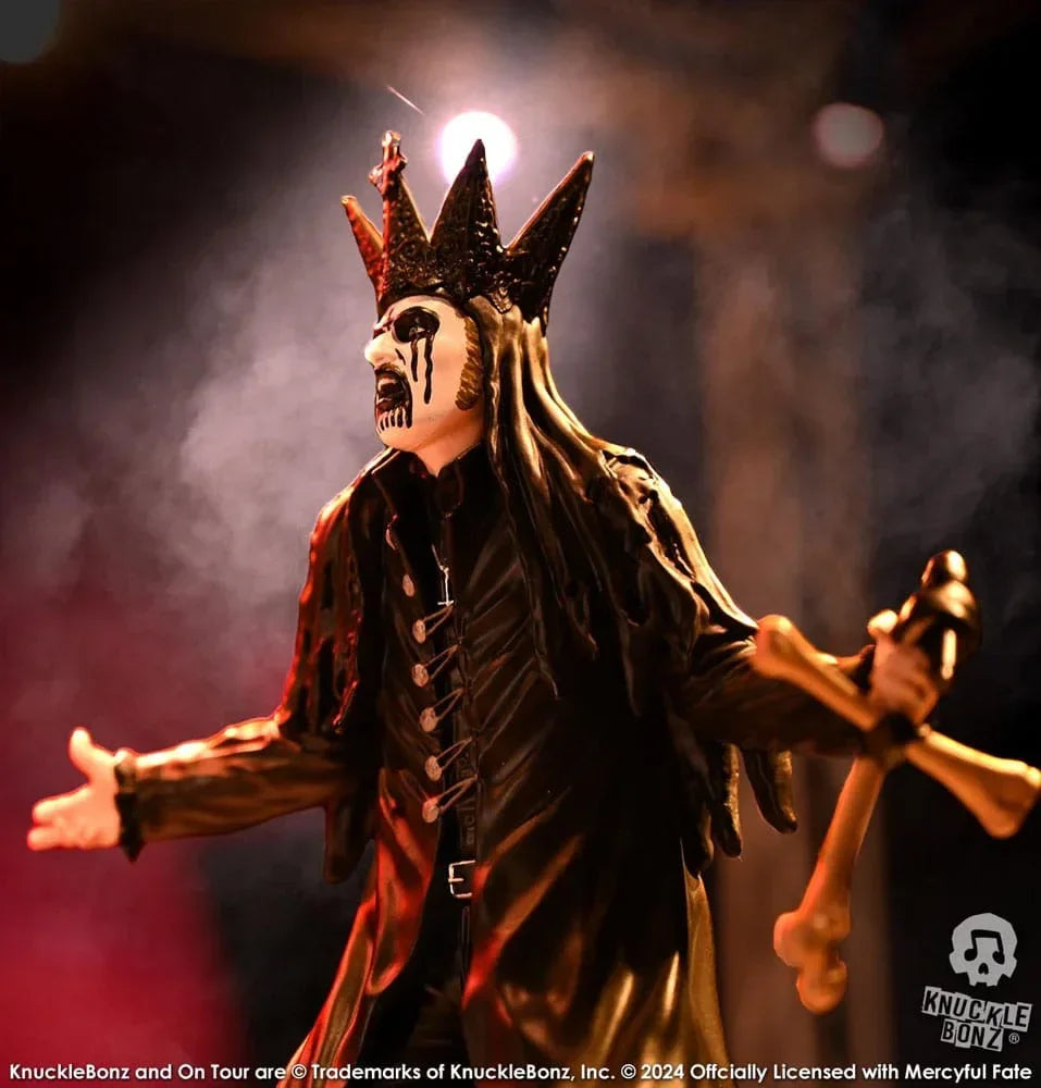 Mercyful Fate Rock Iconz Figur King Diamond III (Svart Version) 22 cm Knucklebonz