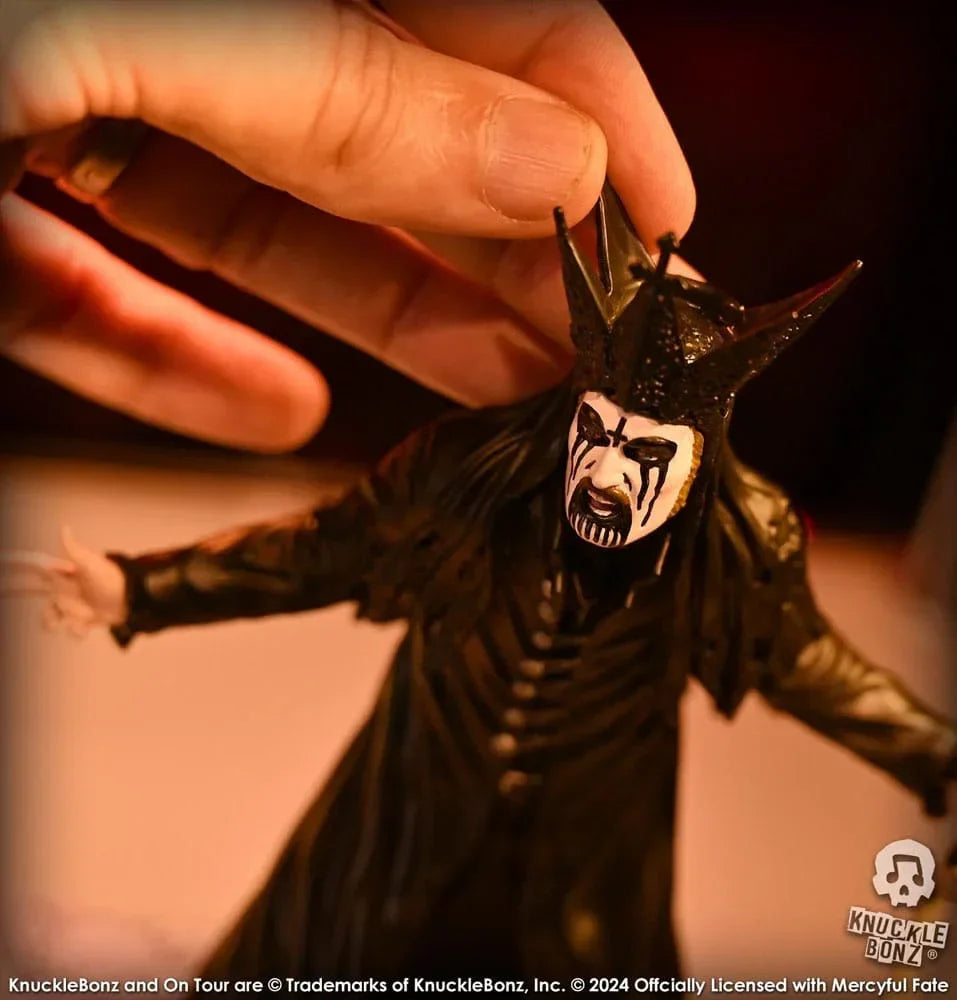 Mercyful Fate Rock Iconz Figur King Diamond III (Svart Version) 22 cm Knucklebonz