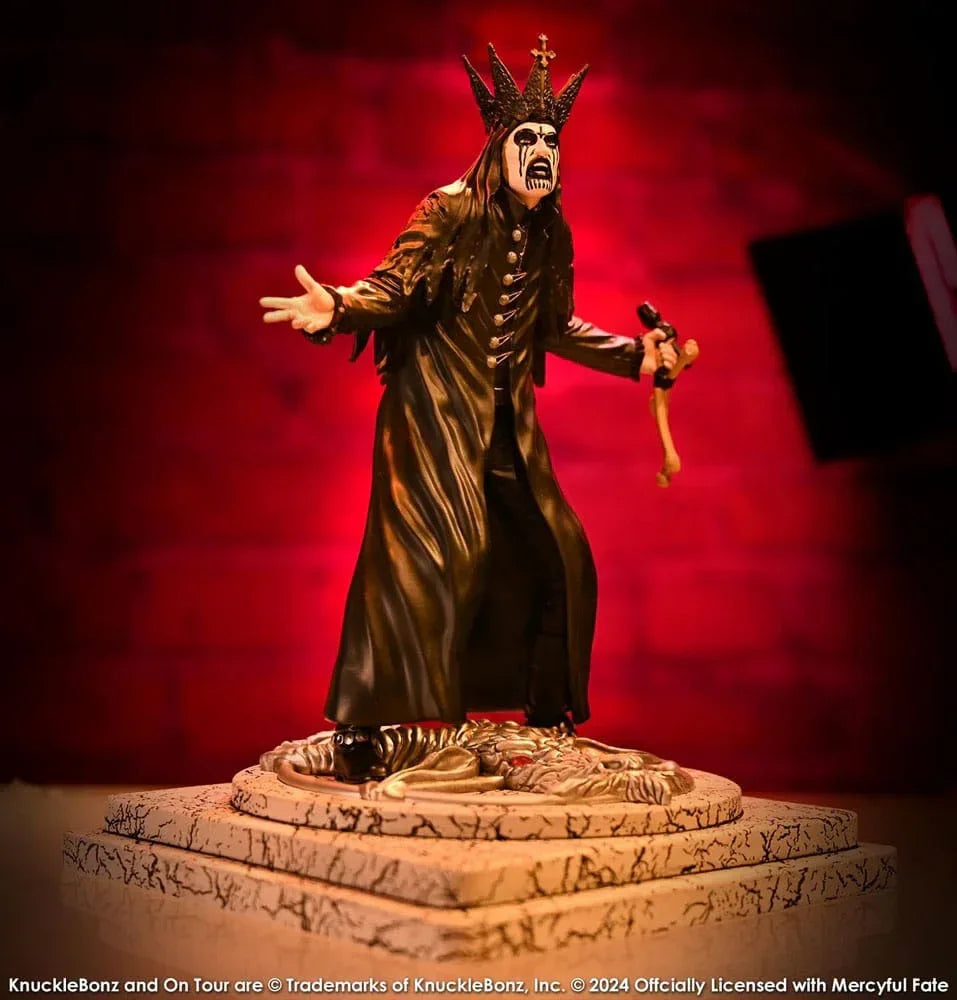 Mercyful Fate Rock Iconz Figur King Diamond III (Svart Version) 22 cm Knucklebonz