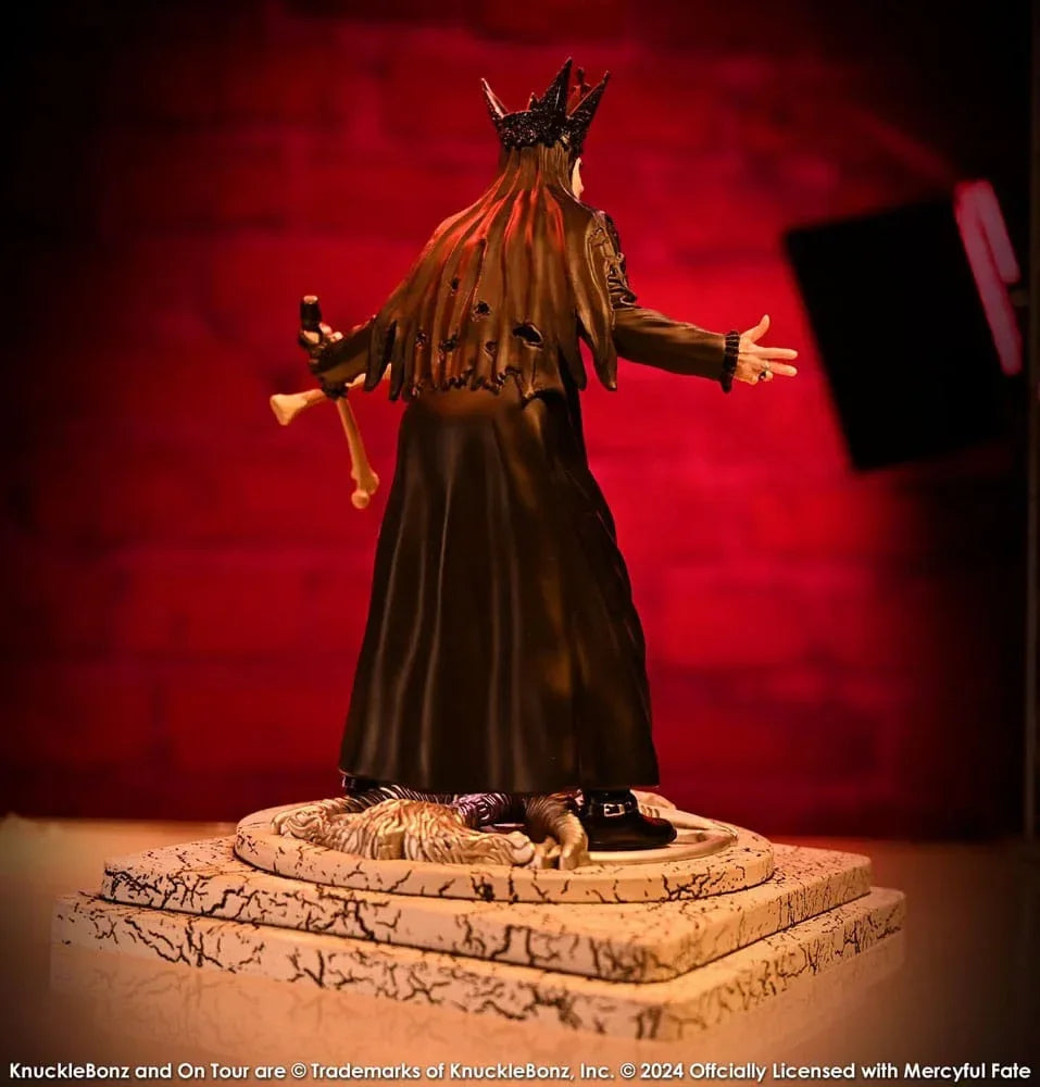 Mercyful Fate Rock Iconz Figur King Diamond III (Svart Version) 22 cm Knucklebonz