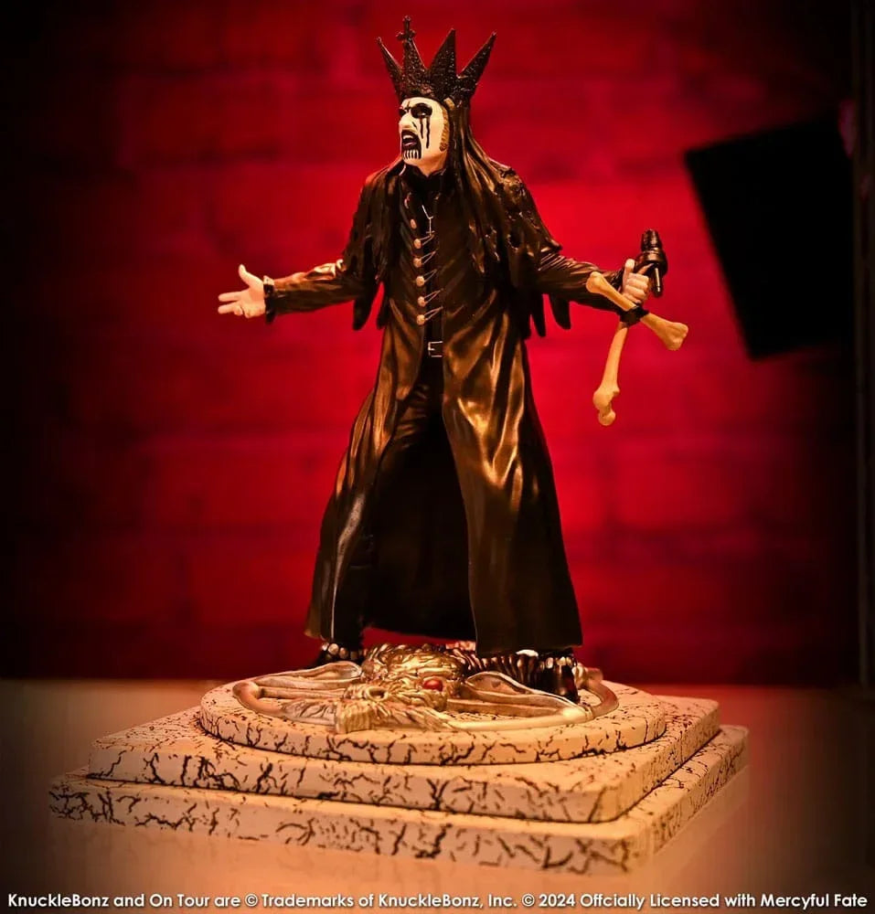 Mercyful Fate Rock Iconz Figur King Diamond III (Svart Version) 22 cm Knucklebonz