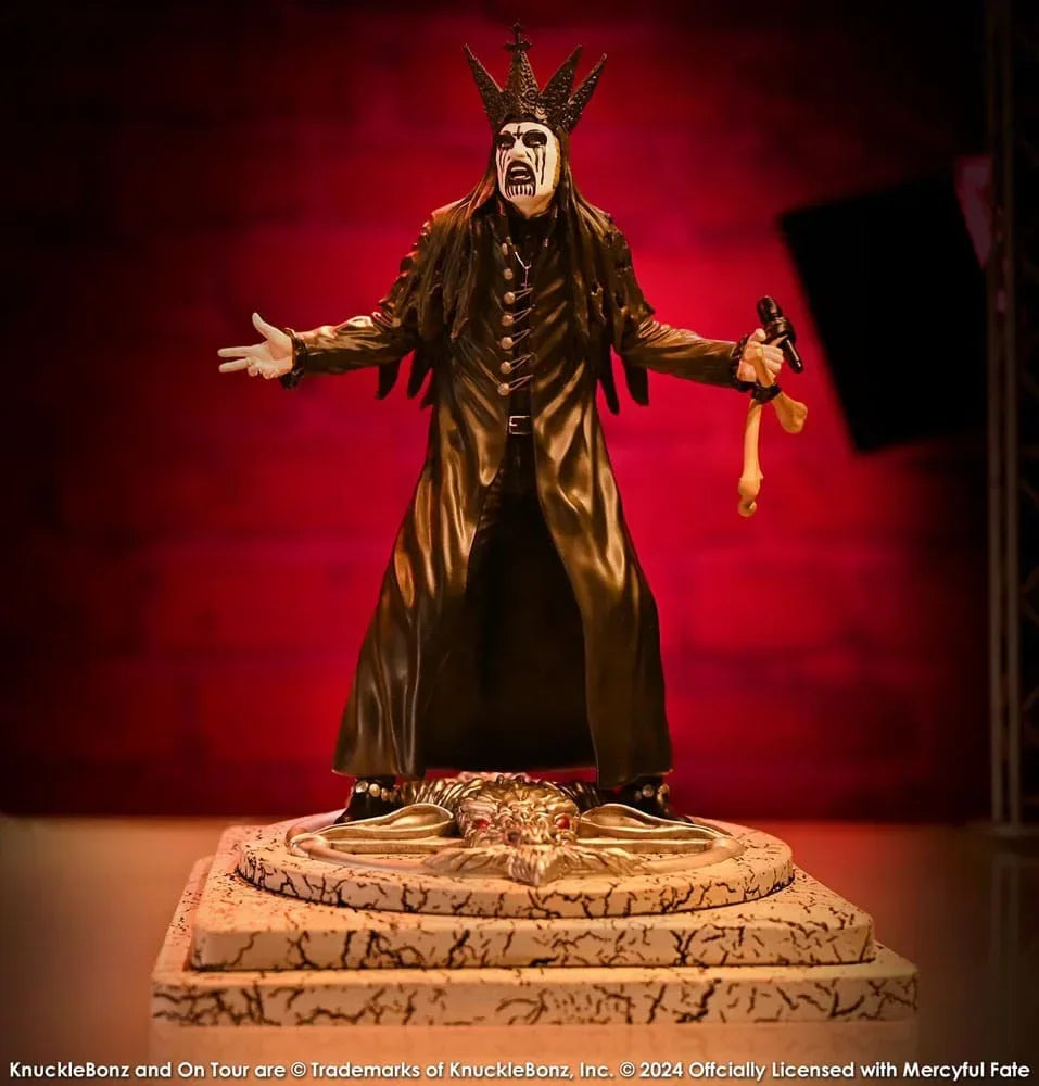 Mercyful Fate Rock Iconz Figur King Diamond III (Svart Version) 22 cm Knucklebonz