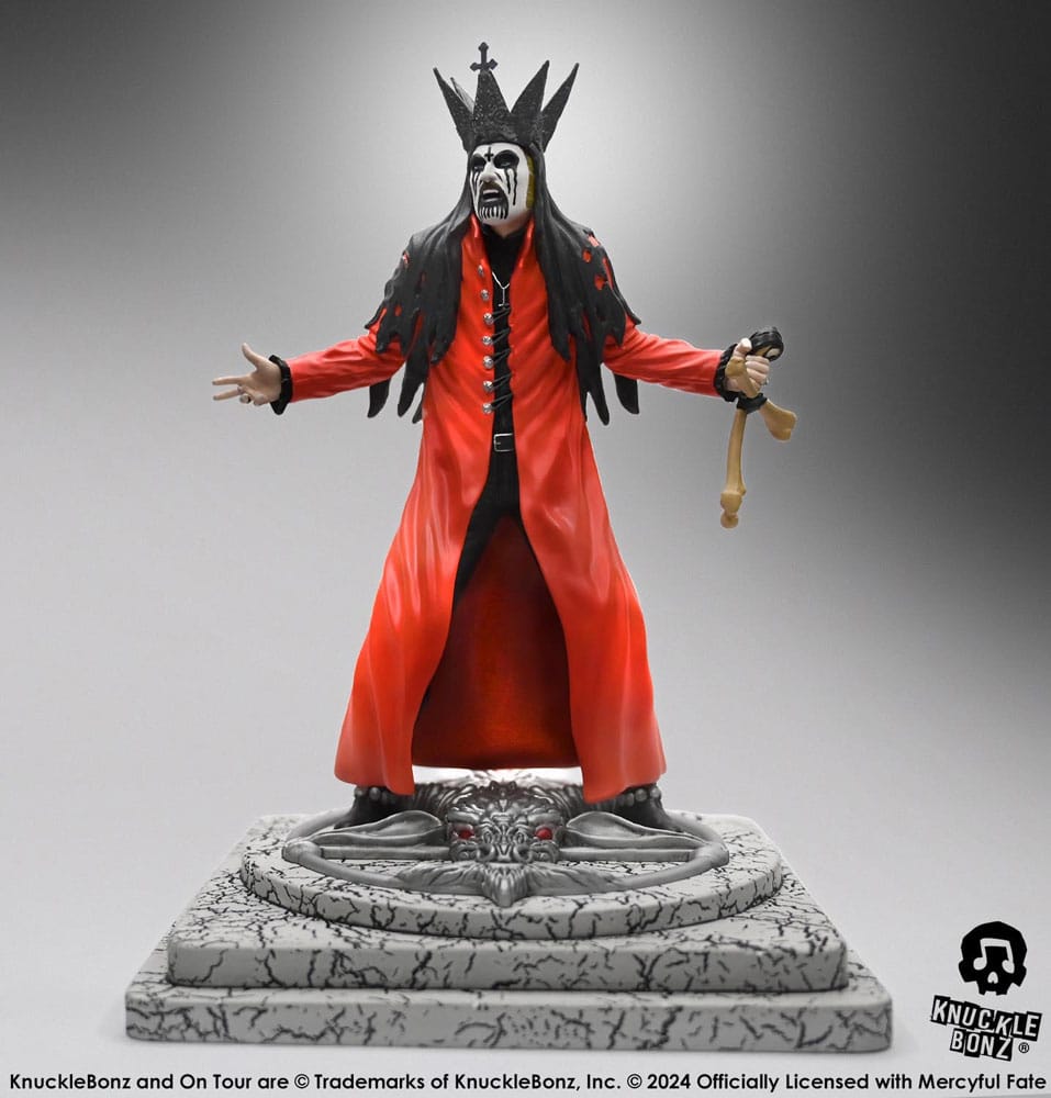 Mercyful Fate Rock Iconz Figur King Diamond III (Röd Version) 22 cm Knucklebonz