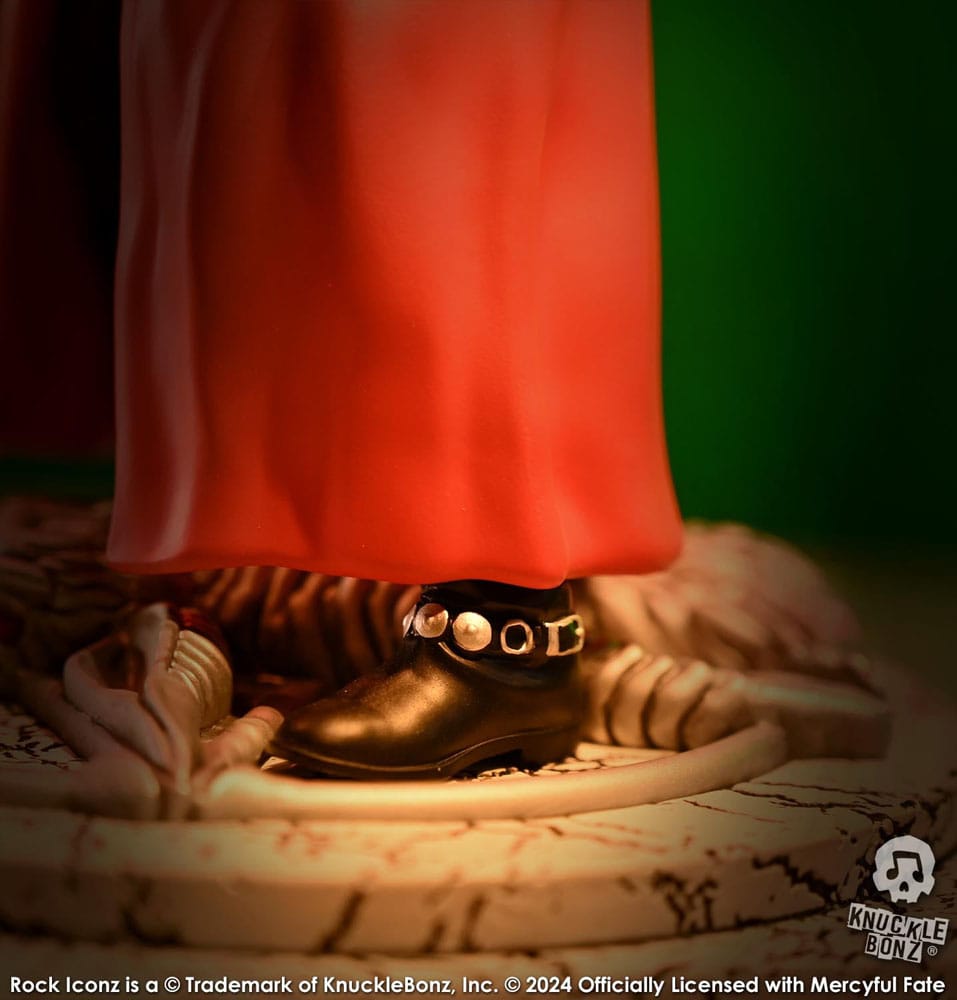 Mercyful Fate Rock Iconz Figur King Diamond III (Röd Version) 22 cm Knucklebonz