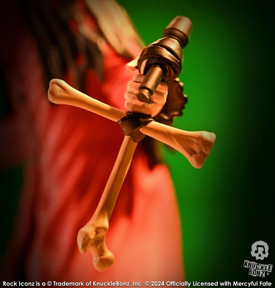 Mercyful Fate Rock Iconz Figur King Diamond III (Röd Version) 22 cm Knucklebonz