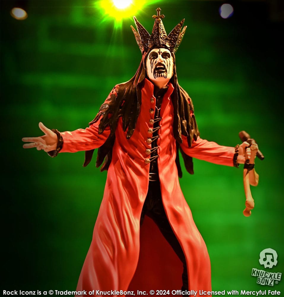 Mercyful Fate Rock Iconz Figur King Diamond III (Röd Version) 22 cm Knucklebonz