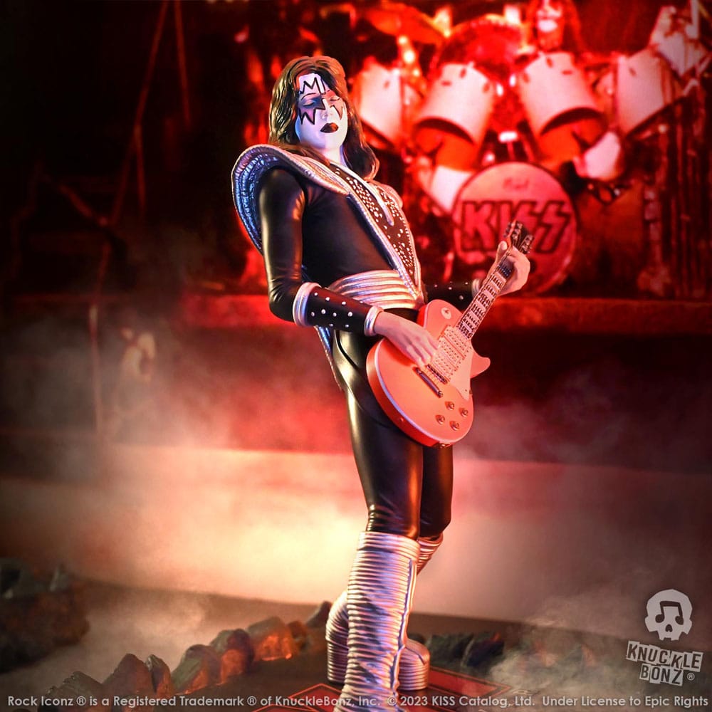 Kiss Rock Iconz Staty The Spaceman (Destroyer) 22 cm Knucklebonz