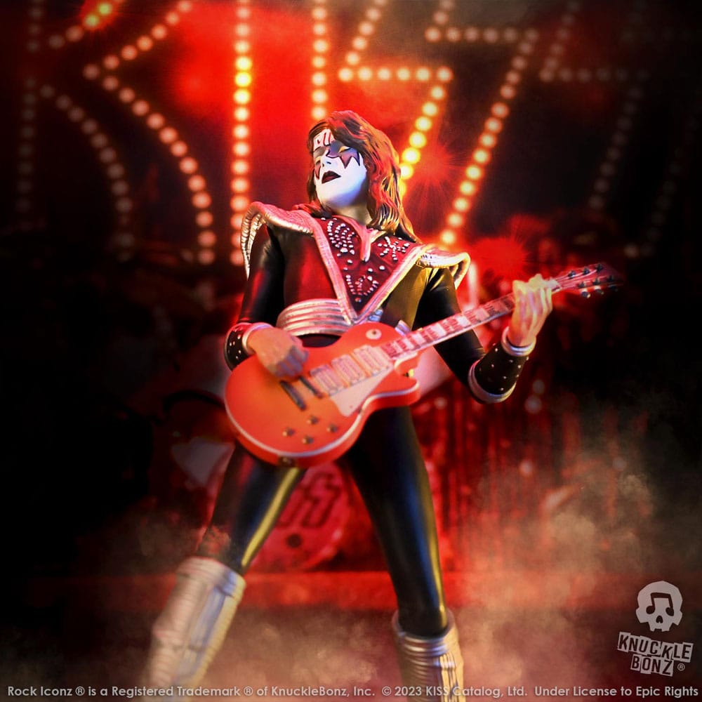 Kiss Rock Iconz Staty The Spaceman (Destroyer) 22 cm Knucklebonz