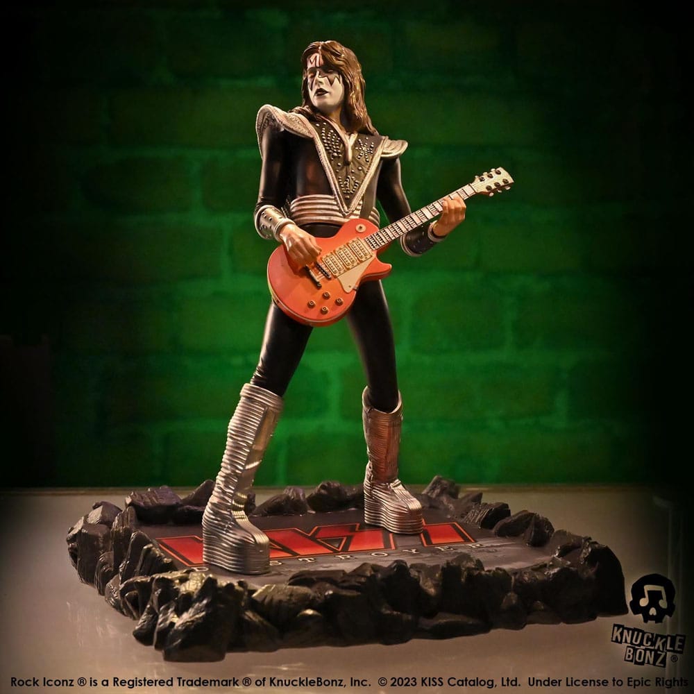 Kiss Rock Iconz Staty The Spaceman (Destroyer) 22 cm Knucklebonz