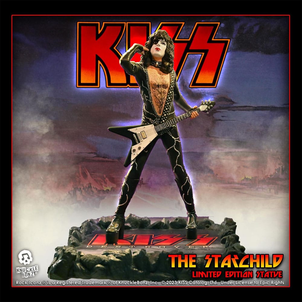 Kiss Rock Iconz Figur The Starchild (Destroyer) 22 cm Knucklebonz