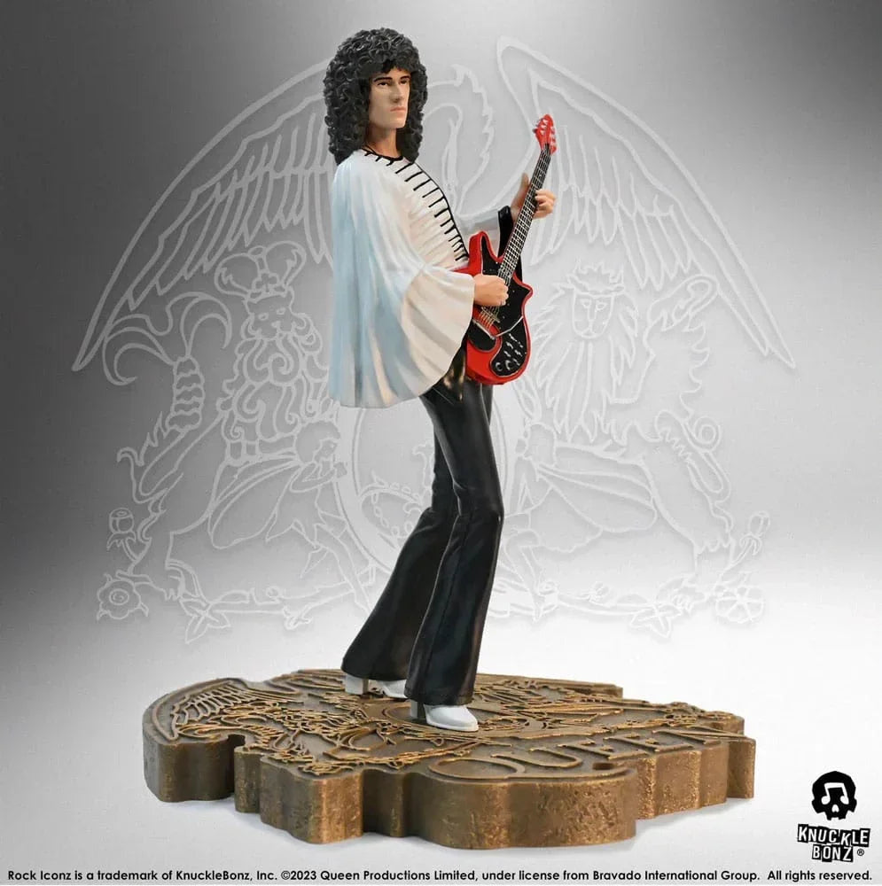 Queen Rock Iconz Staty Brian May II 23 cm (Sheer Heart Attack Era) Knucklebonz