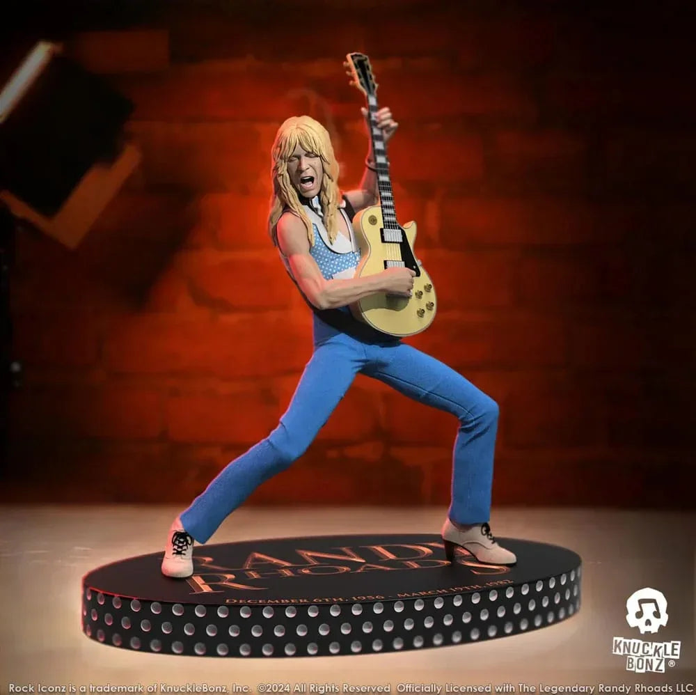 Randy Rhoads IV Rock Iconz Figur The Early Years Blue Version 24 cm Knucklebonz