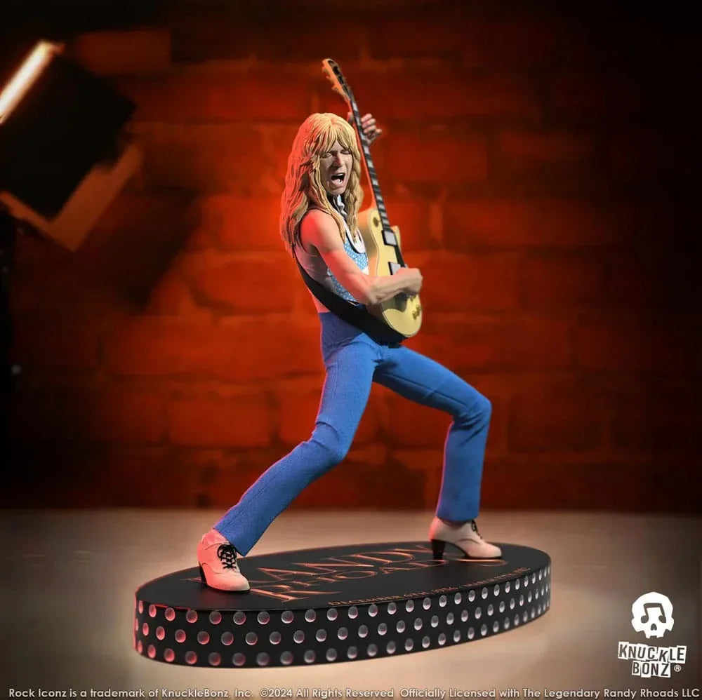 Randy Rhoads IV Rock Iconz Figur The Early Years Blue Version 24 cm Knucklebonz