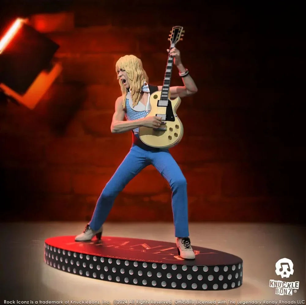 Randy Rhoads IV Rock Iconz Figur The Early Years Blue Version 24 cm Knucklebonz