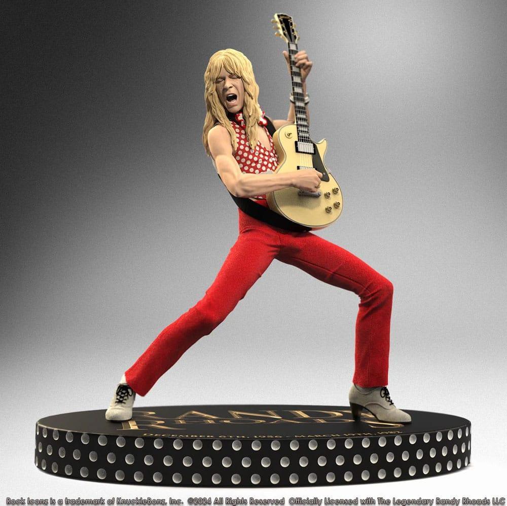 Randy Rhoads IV Rock Iconz Figur The Early Years Röd Version 24 cm Knucklebonz